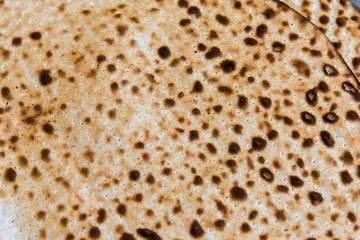 background of matzo on pesah Jewish holiday Passover.