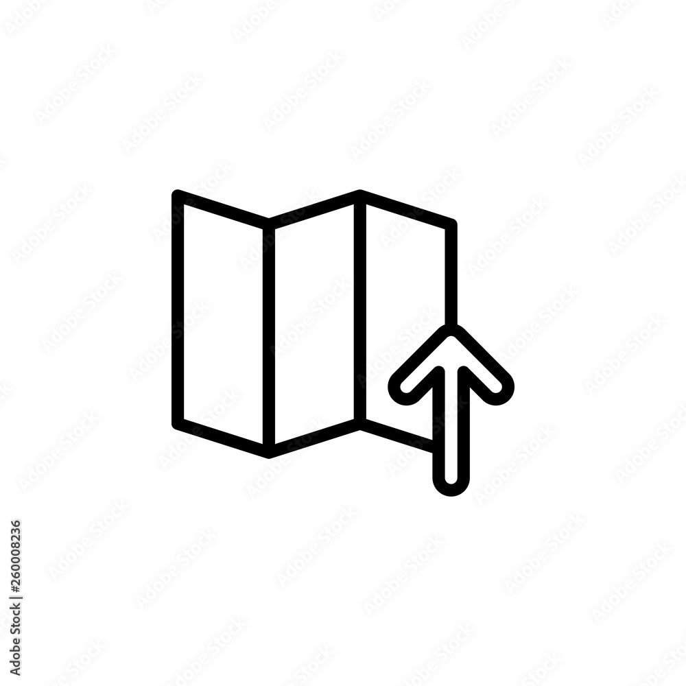 Poster location, upload, vector icon. can be used for web and mobile. navigation and map vector icon