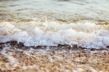 Beautiful sunset over the ocean.