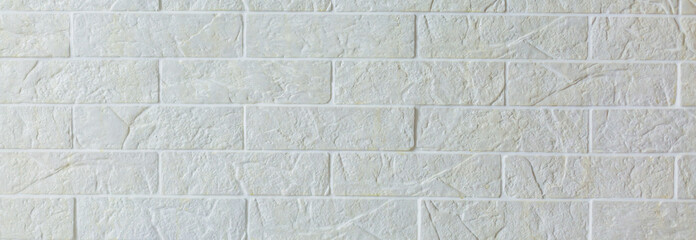 White grunge bricks pattern