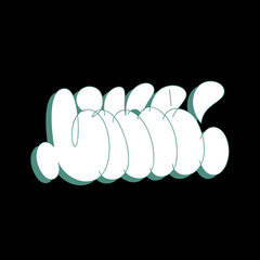 Slogan print label Like vector.