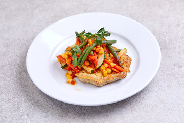 chicken with vegetables