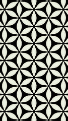 Ornate geometric pattern and abstract multicolored background