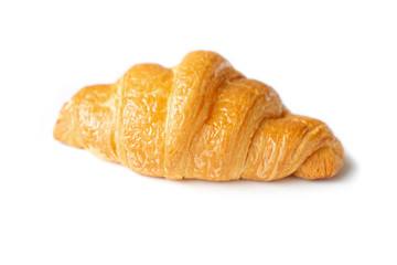 Croissant on isolated white background
