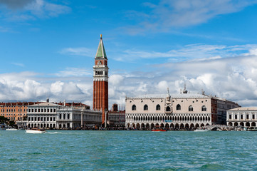 Fototapeta na wymiar Venezia, Piazza San Marco vista dalla Laguna