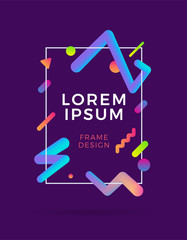 Cover modern abstract design template.