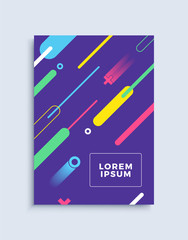 Cover modern abstract design template.