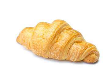Croissant on isolated white background