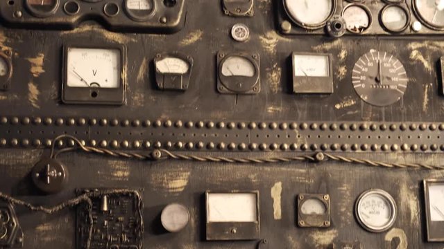 sensors and indicators of devices on the control panel