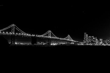 Oakland Bay Bridge by Night
