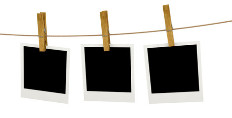 photo instant empty clothespin