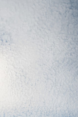 White soft cloud texture on blue sky background