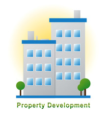 Property Development Australian Building Means Real Estate Construction - 3d Illustration