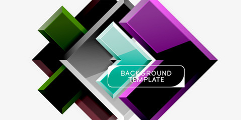 Abstract arrows composition background