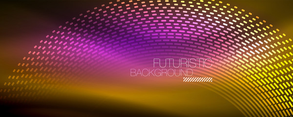 Obraz premium Digital flowing wave particles abstract background, vector smoke effect design