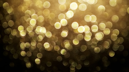 Golden Sparkle Abstract Background