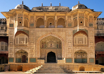 The Amber fort , Jaipur , India