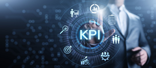 KPI Key Performance Indicator business industrial concept.