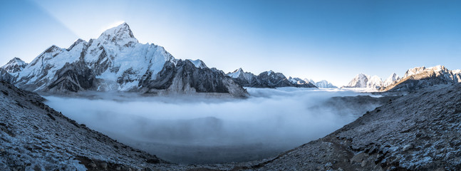 Fototapeta na wymiar Everest view in Nepal