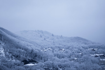 winter mountain landscape