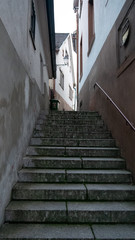 Fototapeta na wymiar Vintage stairs Alley