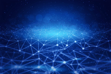 data deep learning ai technology, robotic, molecule of chemical, atom cell science, futuristic...