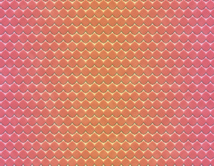 Pink and orange gradient snake skin pattern, flat scale