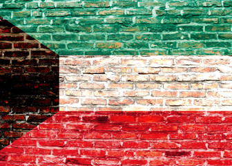 Flaga Kuwejtu- graffii