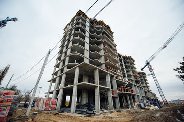 New multi-storey building under construction