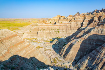 Badlands National Park in South Dakota, USA