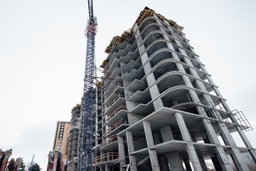 New multi-storey building under construction