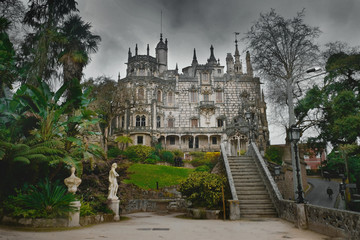 Obraz premium City of Sintra Portugal Gothic Castle Quinta Regaleira