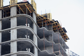 New multi-storey building under construction