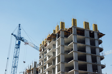 New multi-storey building under construction