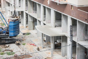 New multi-storey building under construction