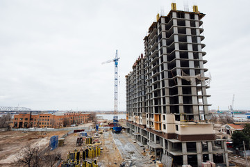 New multi-storey building under construction