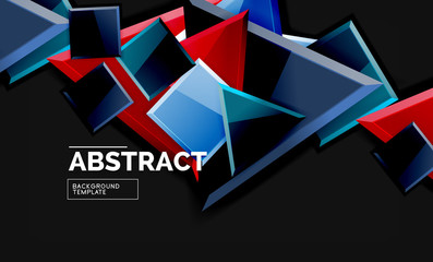 Shiny style geometric background