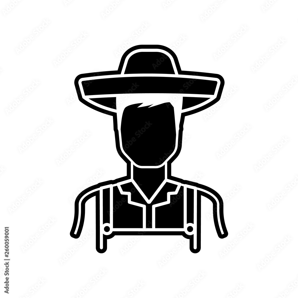 Poster farmer icon. element of proffecions for mobile concept and web apps icon. glyph, flat icon for websi