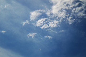 sky, clouds, sunny day