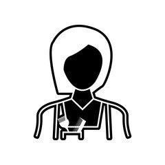 the hairdresser icon. Element of Proffecions for mobile concept and web apps icon. Glyph, flat icon for website design and development, app development