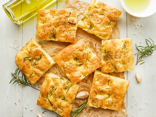 Traditional italian focaccia