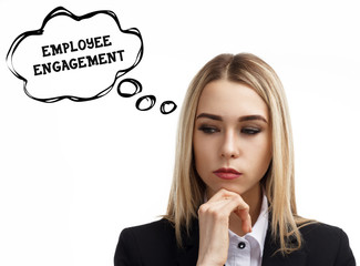 Business, technology, internet and networking concept. A young entrepreneur is thinking about the...