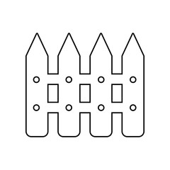 fence icon. Element of zoo for mobile concept and web apps icon. Outline, thin line icon for website design and development, app development