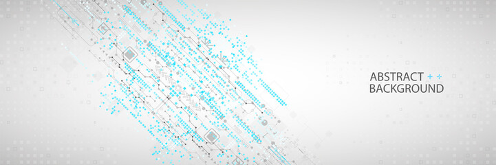 Abstract technological background with various elements. Structure pattern technology backdrop. Vector