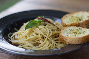 Spaghetti on the table