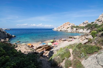 Fototapeta premium Panorama of Cala Spinosa in Sardinia