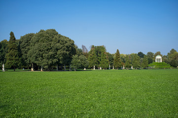 Querini Park in Vicenza town, Italy