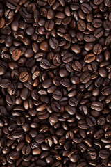 Fototapeta premium Roasted coffee beans background