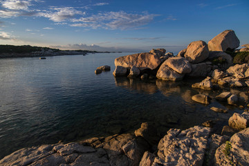 Sunset on La Licciola Beach in Sardinia