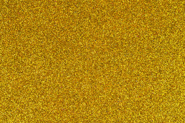 Abstract yellow glitter background